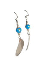 SS Dangle Earrings w/ Stone Ball