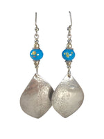 SS Dangle Earrings w/ Stone Ball