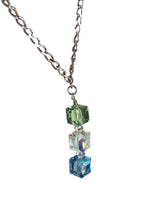 SS Stacked Square Bead Necklace