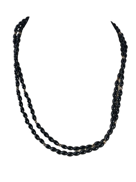 Costume Double Strand Beaded Necklace