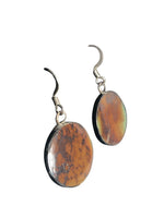 Sterling enamel earrings