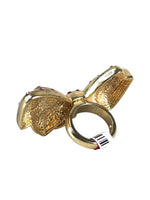 Costume bow ring w/ cz's