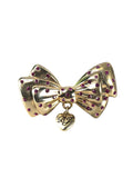 Costume bow ring w/ cz's