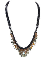 Costume multi cz bib necklace