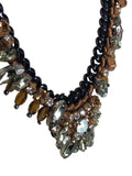 Costume multi cz bib necklace