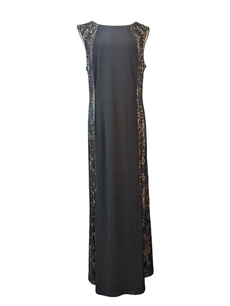 R Sequin Lace Maxi