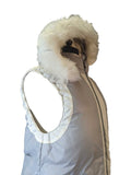 R Puffer Vest w/Faux Fur