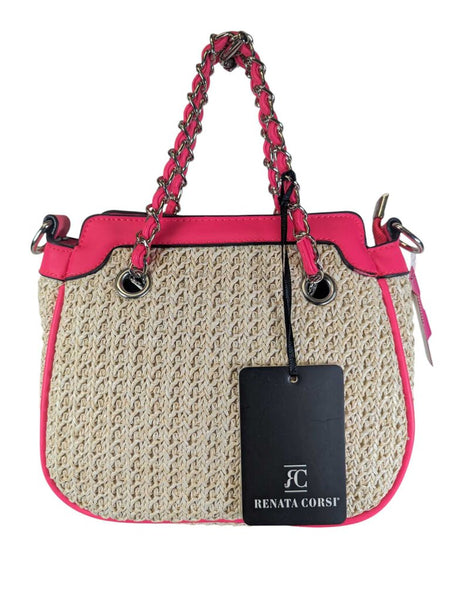 R NWT Basket Weave Crossbody