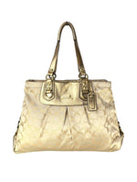 Signature Metallic Triple Entry Handbag