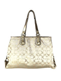 Signature Metallic Triple Entry Handbag