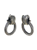 Sterling/14K Doorknocker Earrings