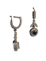 Sterling Turkish multi stone earrings