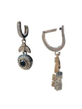 Sterling Turkish multi stone earrings