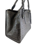 Crosby Croc Embossed Satchel Retails: $650