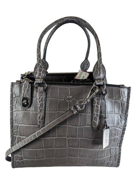 Crosby Croc Embossed Satchel Retails: $650