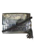 Distressed Metallic Crossbody