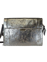 Distressed Metallic Crossbody