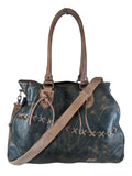 Distressed Leather Shoulder Bag Retails: $300