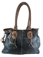 Distressed Leather Shoulder Bag Retails: $300