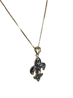 14k Enameled Fleur De Lis (2.44g.)