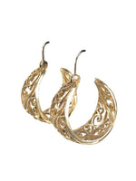 14K Filigree Hoop Earrings (7.10g.)