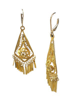 14K Filigree Dangle Earrings (6.89g.)