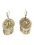 14K Round Filigree Dangle Earrings (7.15g.)