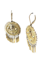 14K Round Filigree Dangle Earrings (7.15g.)