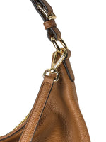 Pebble leather hobo style handbag