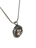 Sterling Birds Nest Necklace