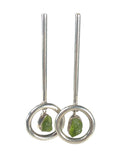 Sterling Modern stone earrings