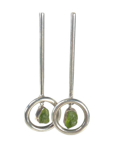 Sterling Modern stone earrings