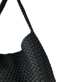 Woven neoprene shoulder bag