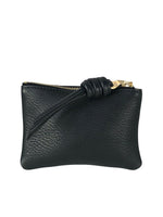 Leather zip top pouch