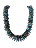 chunky rondel turquoise necklace