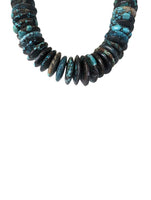 chunky rondel turquoise necklace