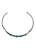 turquoise heishi choker