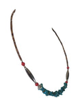 turquoise heishi choker