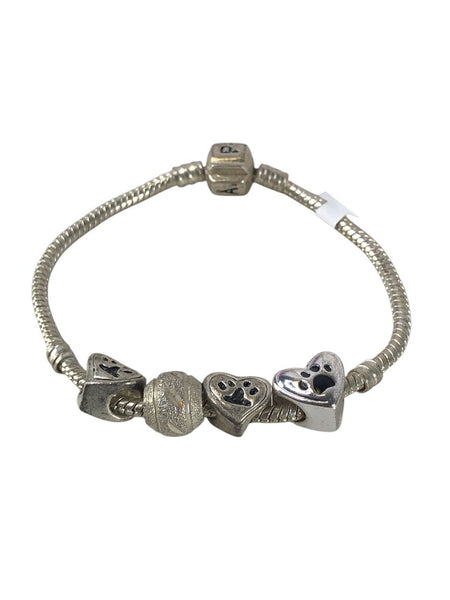 Sterling charm bracelet