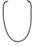 sterling 6mm bead necklace