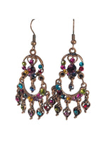 Costume chandelier earrings