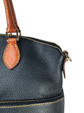 Pebble leather satchel