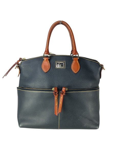 Pebble leather satchel