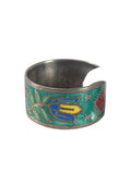 Sterling Siamese Enamel Ring/Band