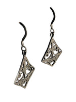 Sterling filigree earrings