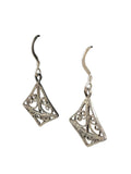 Sterling filigree earrings