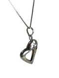 Sterling heart necklace