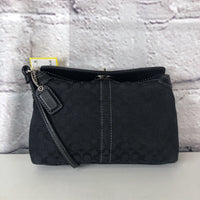 R Signature top lock wristlet