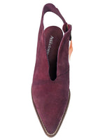 R Suede Block Heel