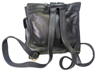 R Vintage Leather Backpack